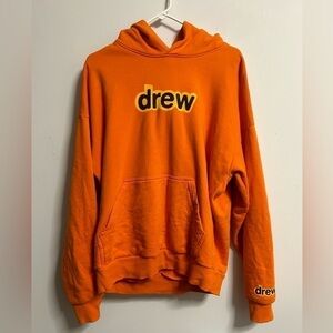 Drew  Orange Authentic Hoodie